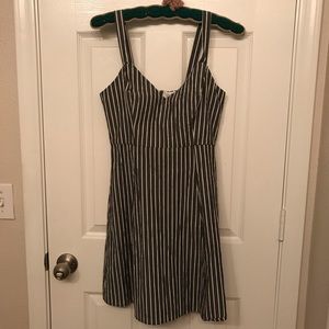 Lush brand (LuLus/Nordstrom) Gray and White Dress